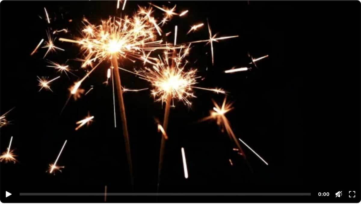 Sparklers. Celebration Lights.