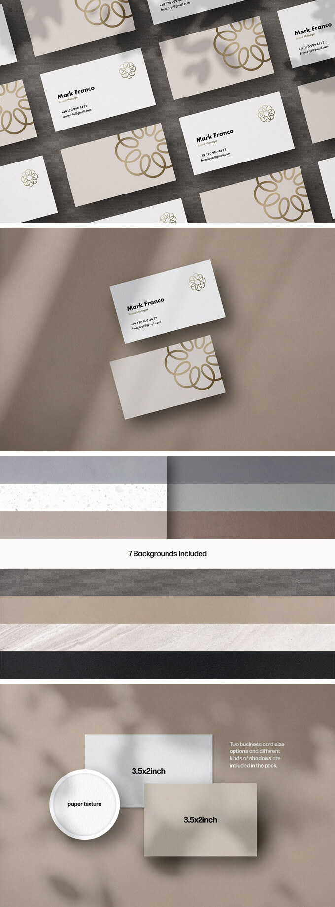 Mote Business Card Mockups