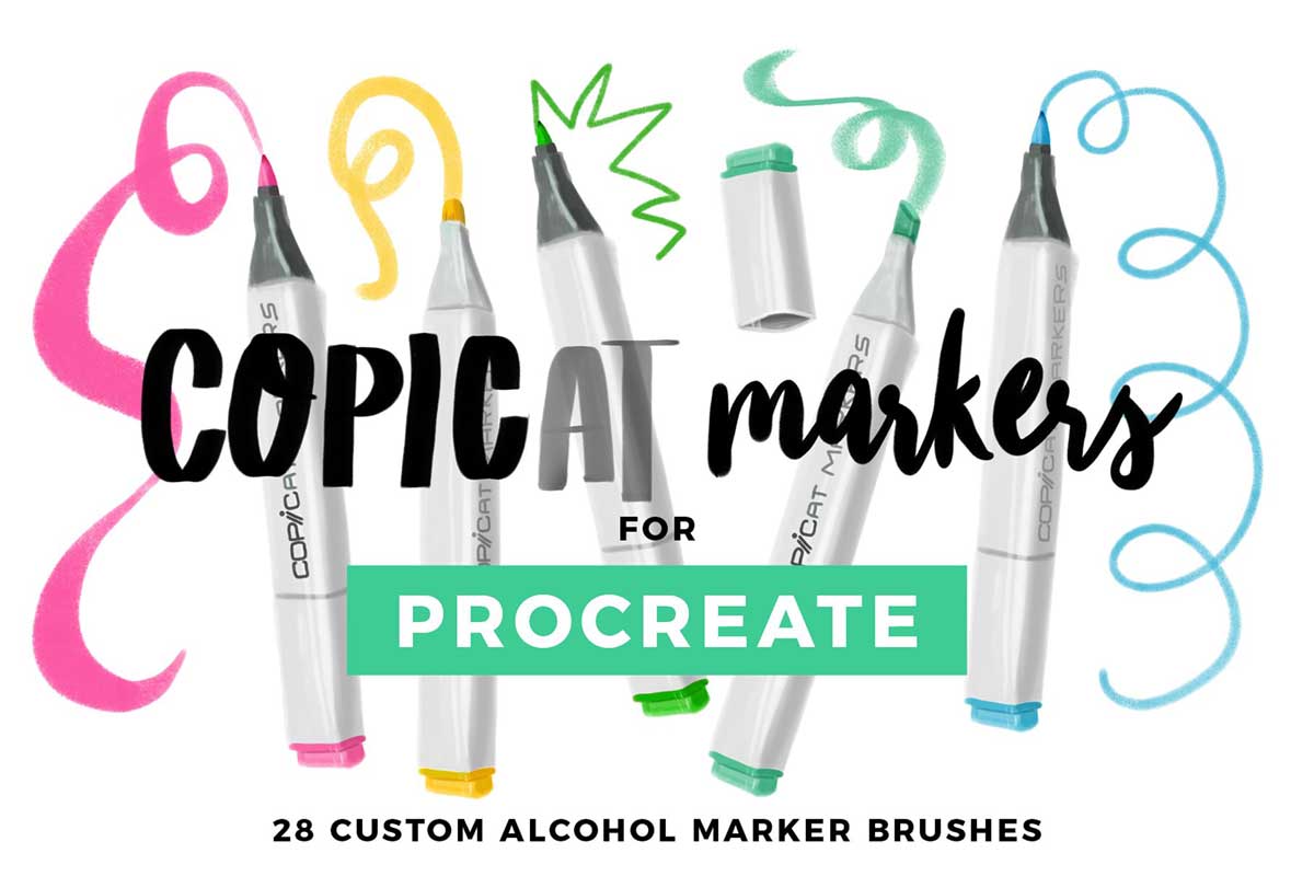 Awesome Alcohol Markers for Procreate
