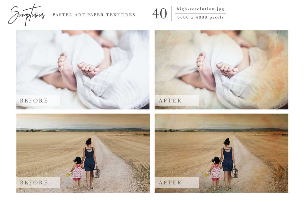 SUMPTUOUS PASTEL PAPER TEXTURES