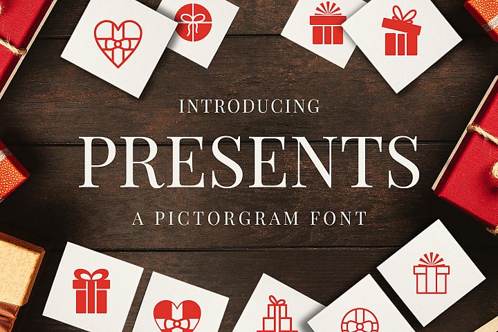 Presents - Pictorgram Font