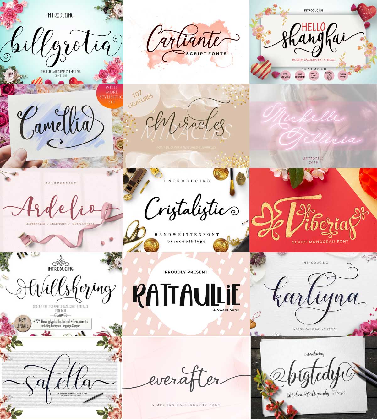 The free font bundle