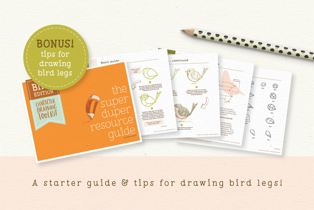 CHARACTER DRAWING TOOLKIT – BIRD EDITION