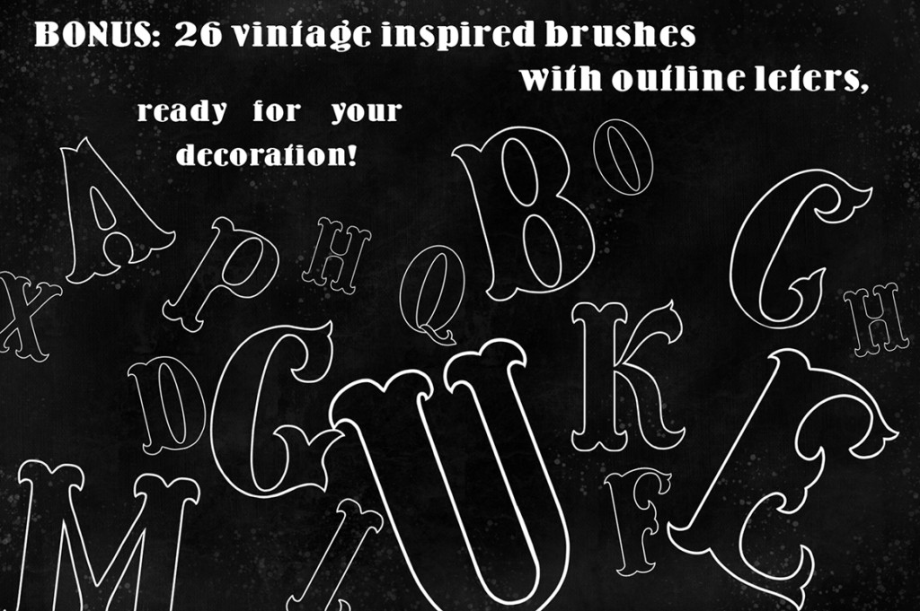 PROCREATE VINTAGE LETTERING BUNDLE