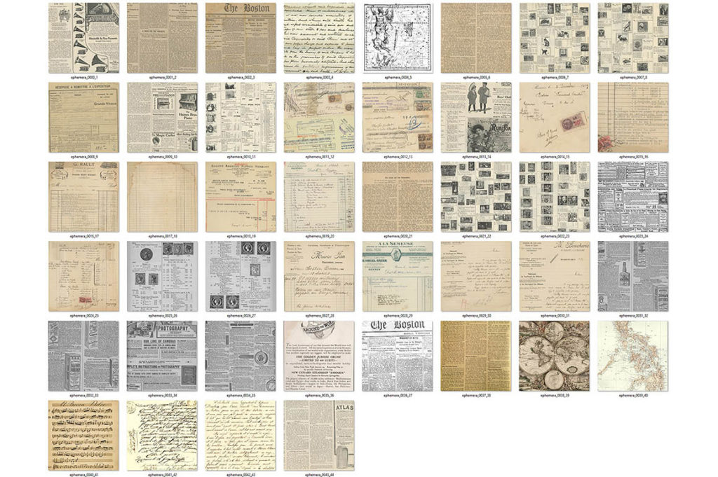ANTIQUE PAPER EPHEMERA