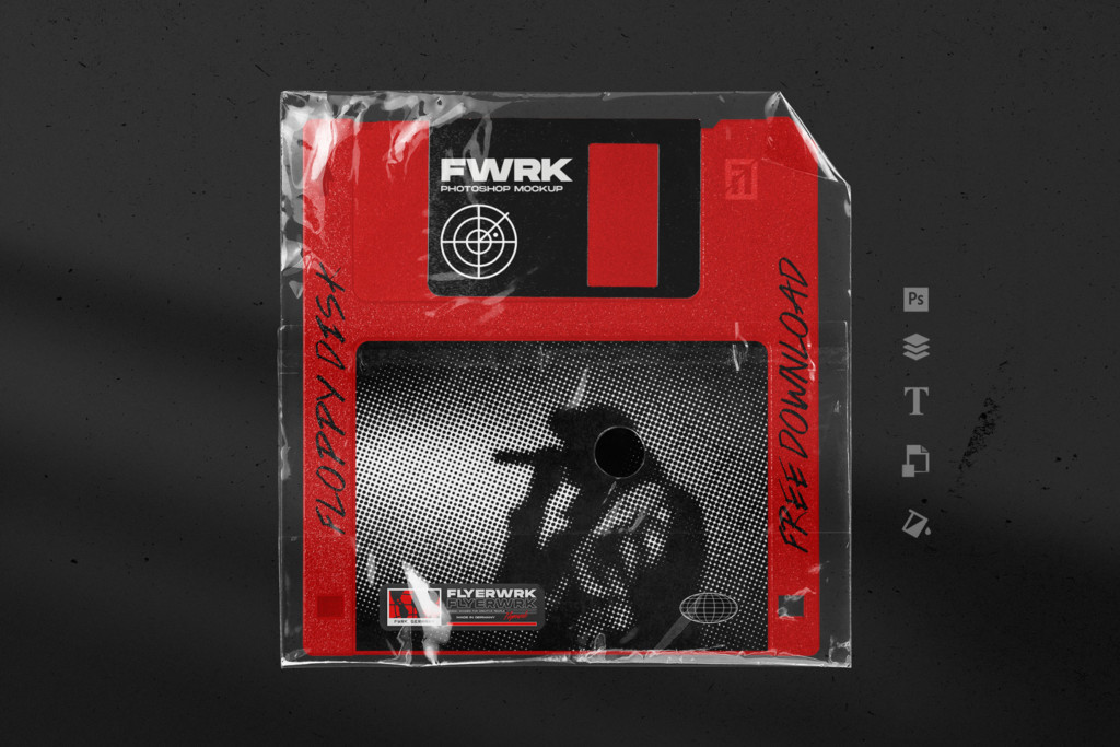Floppy Disk Mockup