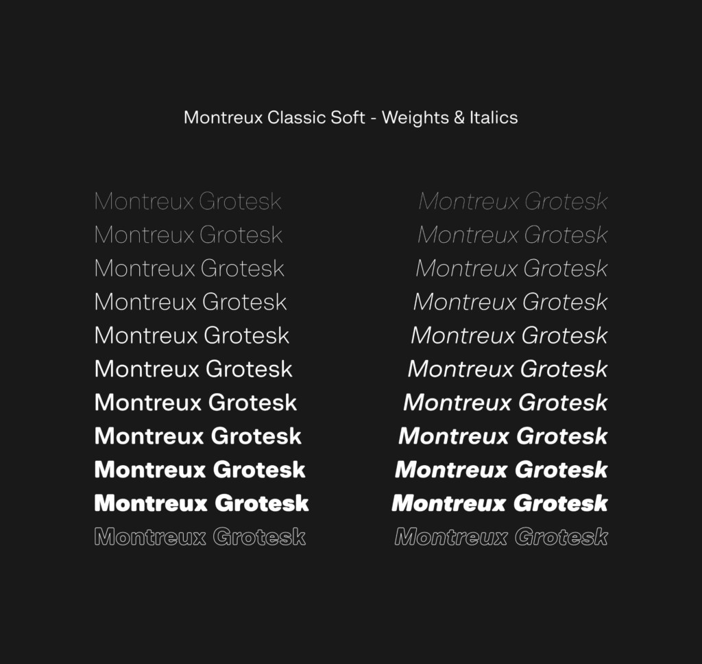 MONTREUX GROTESK