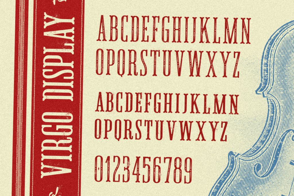 PRESSBOX LETTERPRESS FONT COMBO