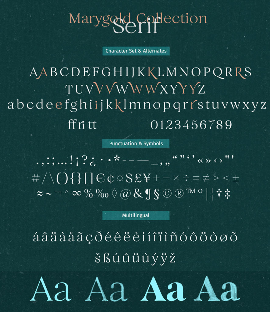 MARYGOLD FONT DUO COLLECTION