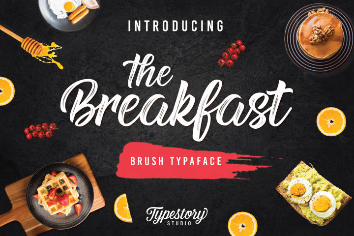 Breakfast font