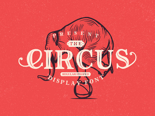 The Circus Display Font