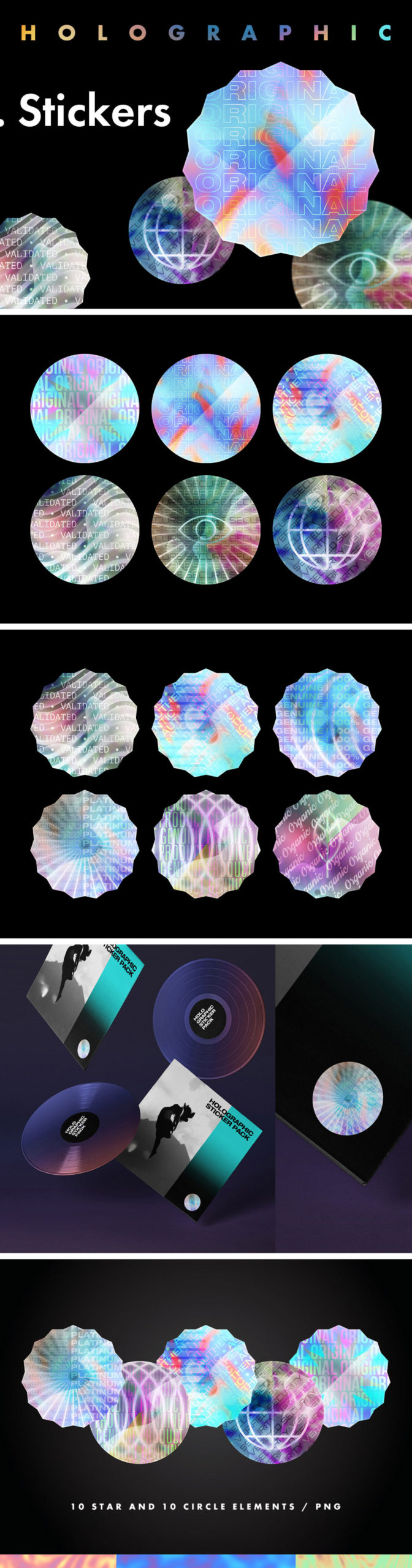 Holographic Stickers