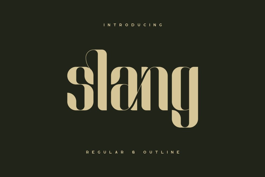 Slang - Ligature Font