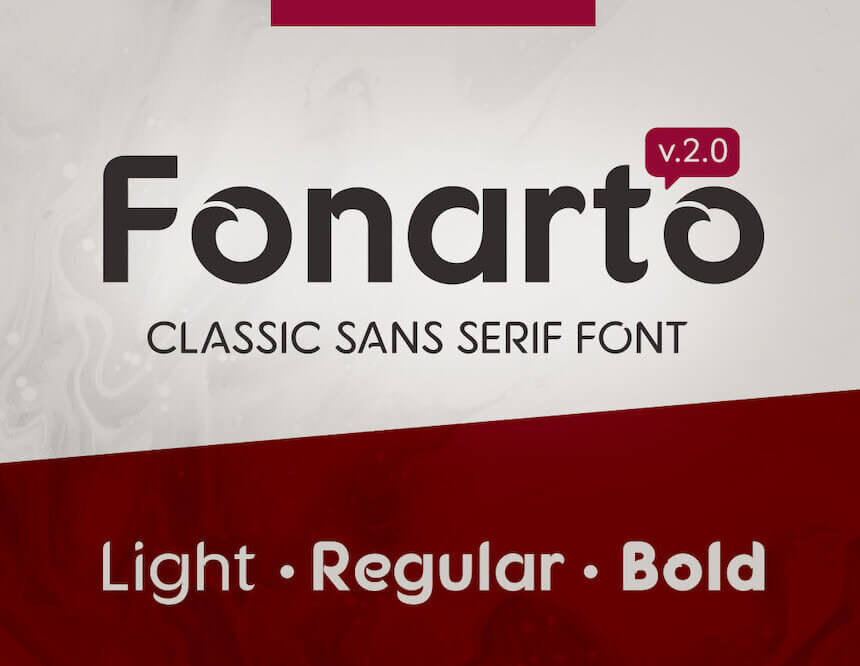 FONARTO 2.0 - FREE CLASSIC SANS SERIF FONT