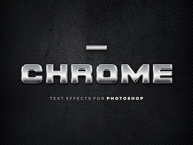Chrome Text Effects