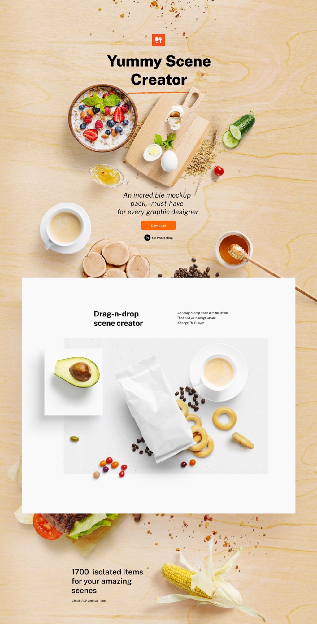 FOOD MOCKUPS PACK