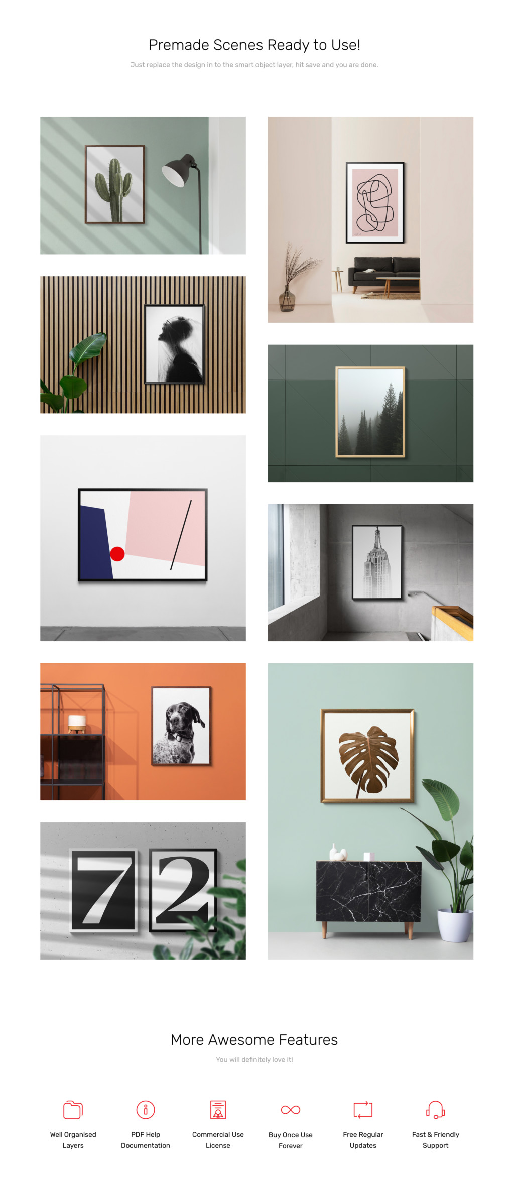 POSTER FRAME MOCKUPS