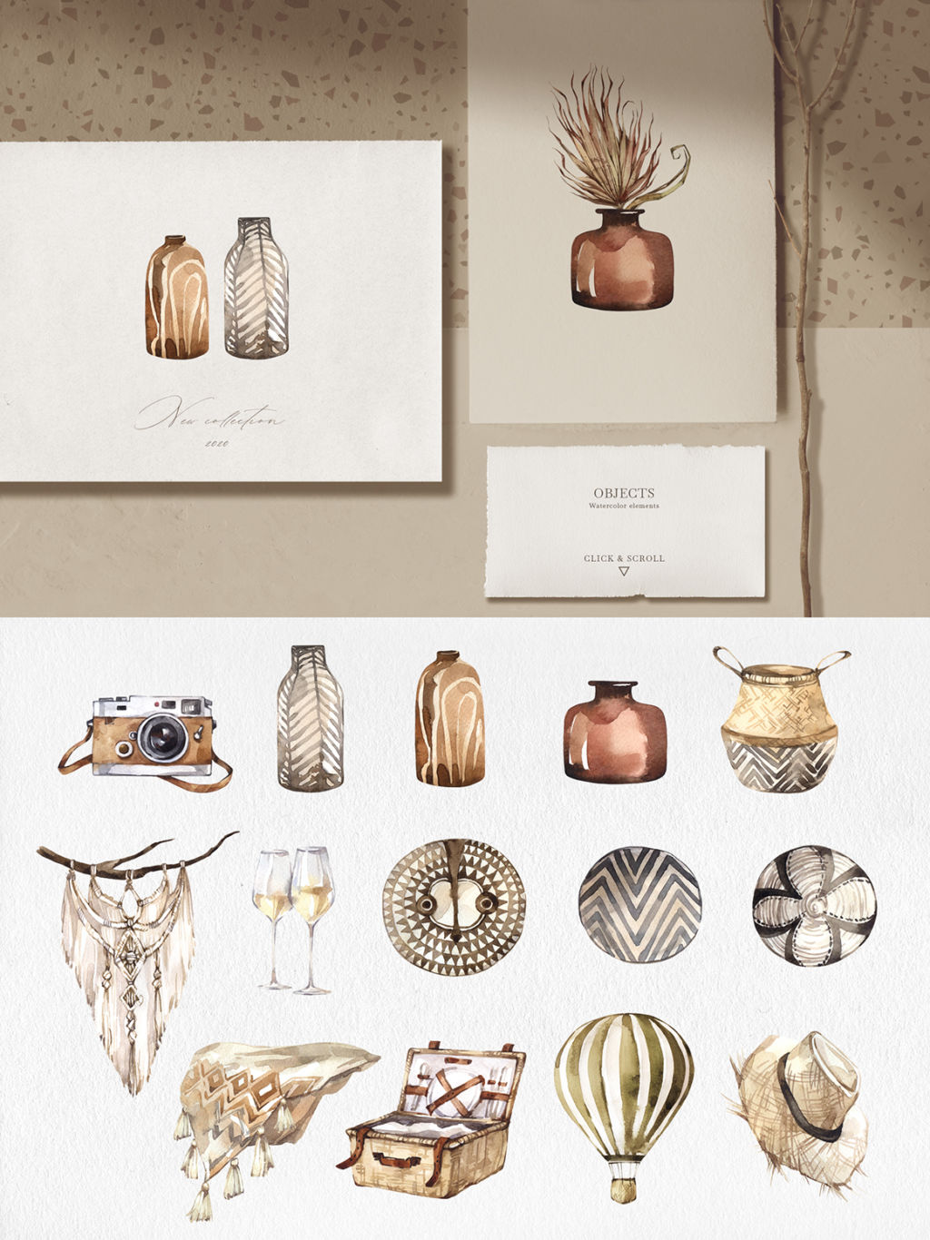 SAVANNA – WATERCOLOR ANIMALS COLLECTION