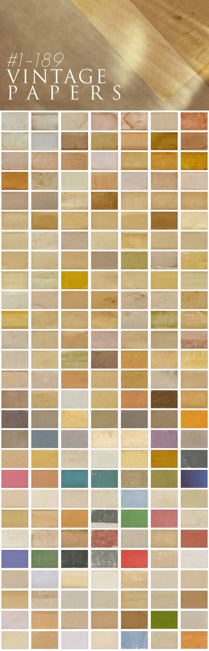 391 VINTAGE PAPER TEXTURES