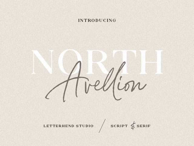North Avellion Font Duo
