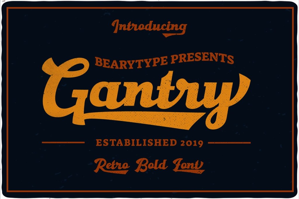 Gantry - Hand Lettering Script