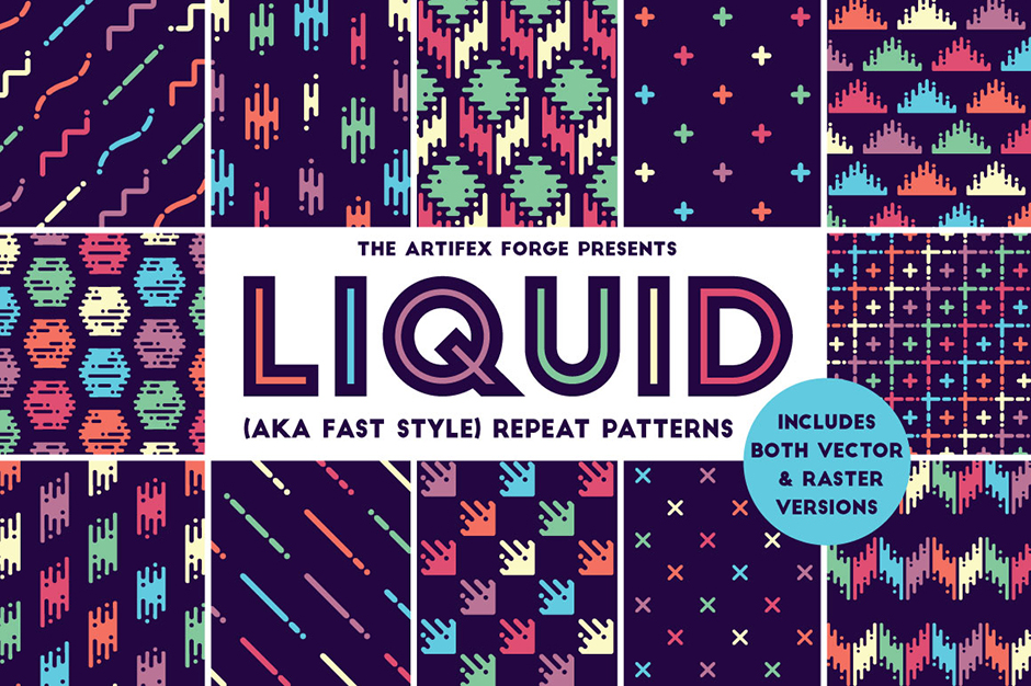 FREE: Liquid Repeat Patterns