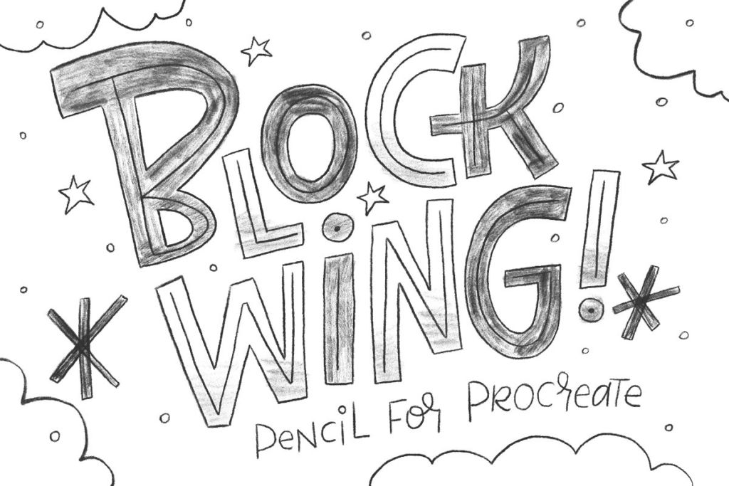 Blockwing Pencils for Procreate