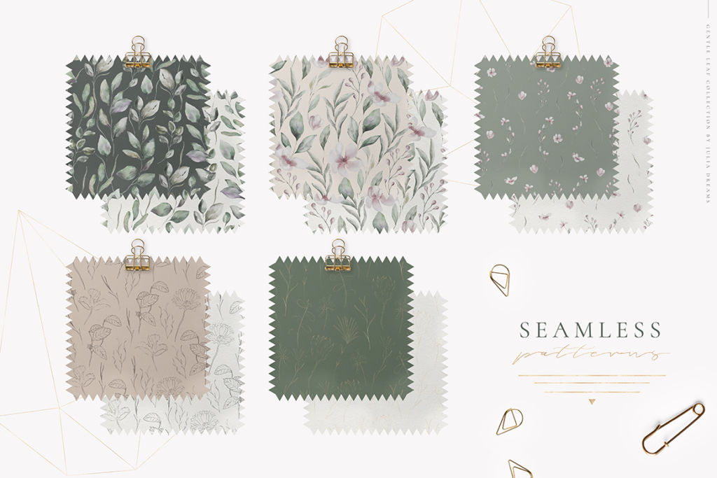 GENTLE LEAF WATERCOLOR COLLECTION