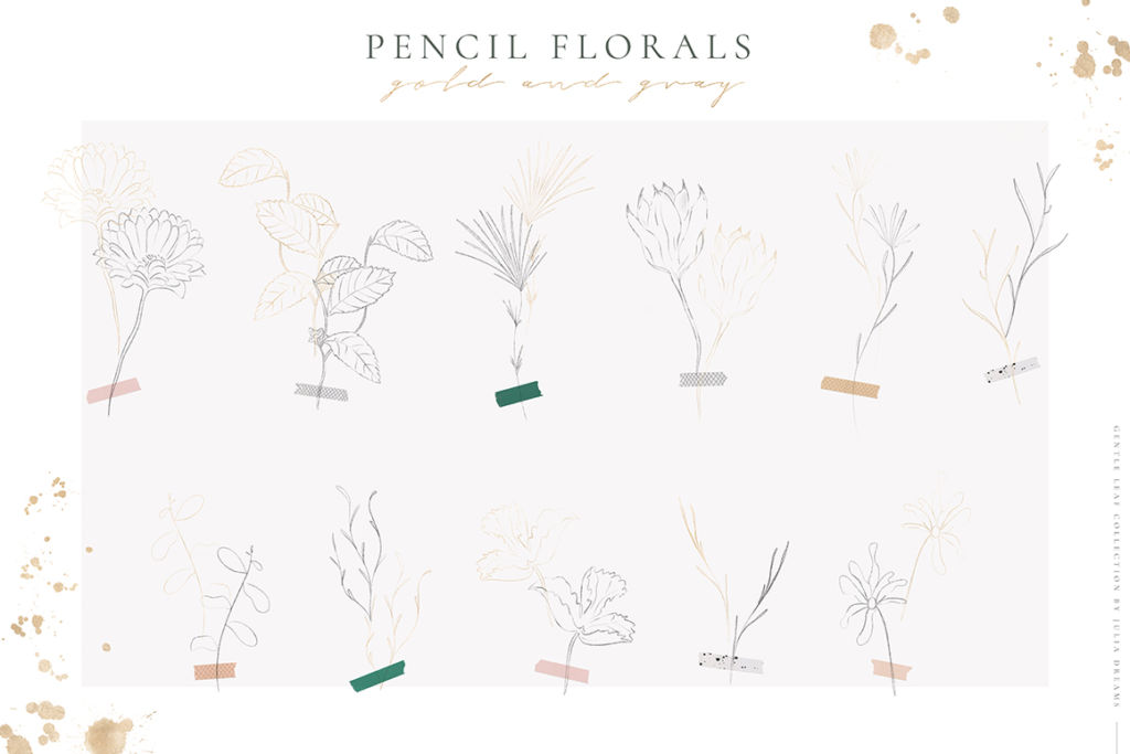 GENTLE LEAF WATERCOLOR COLLECTION