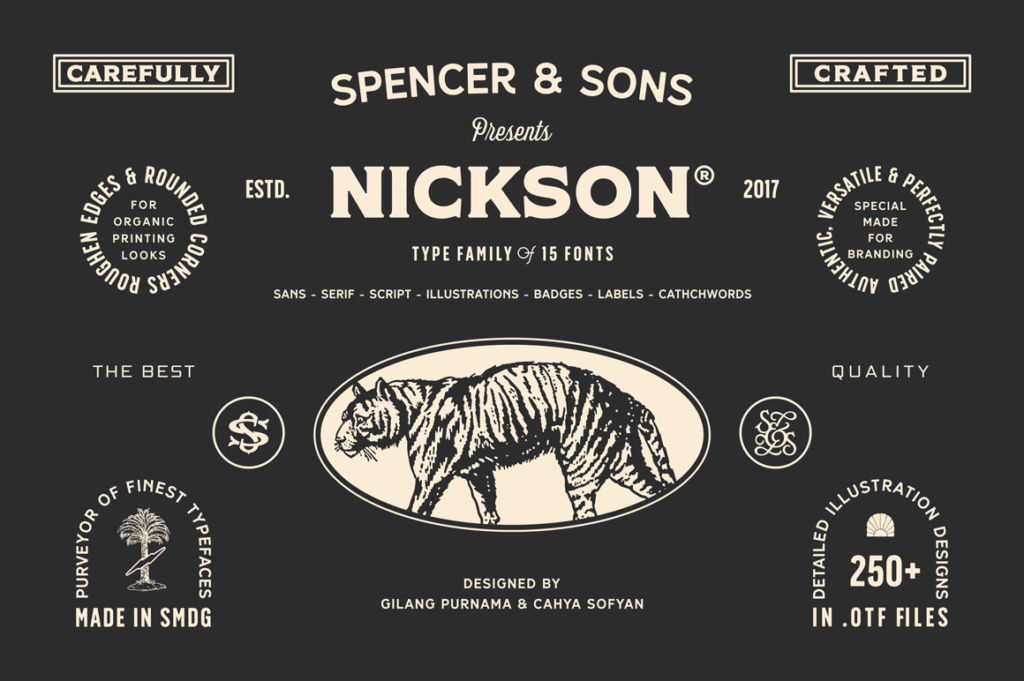 S&S NICKSON FONT FAMILY