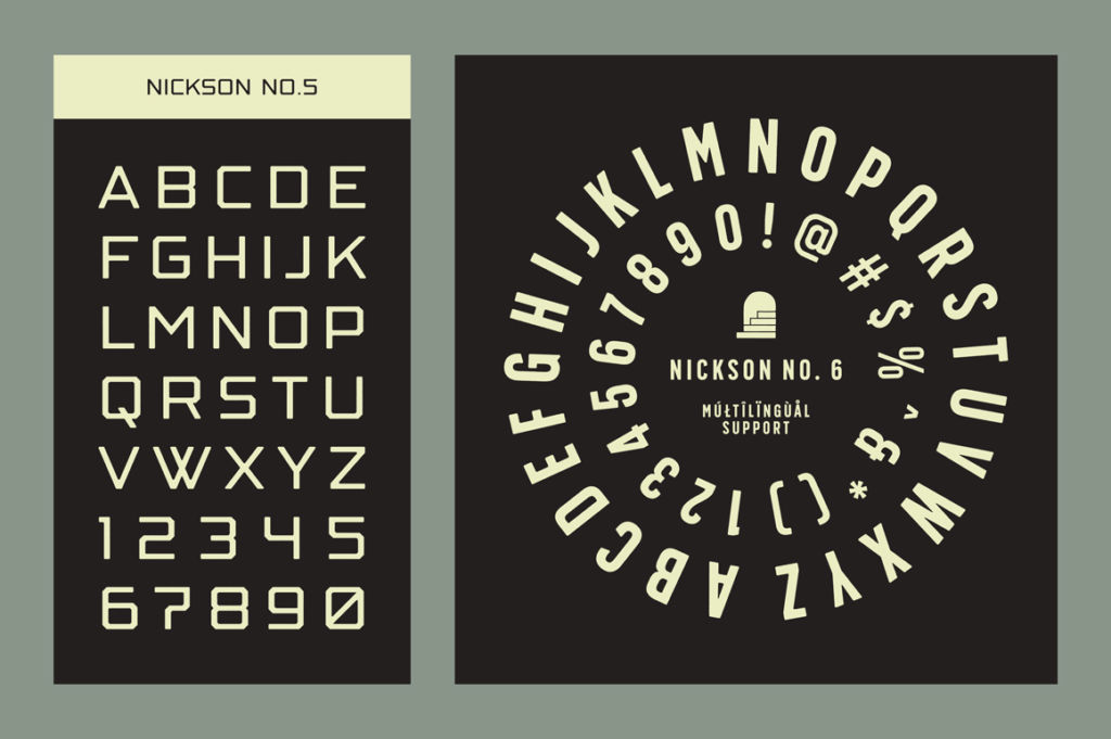 S&S NICKSON FONT FAMILY