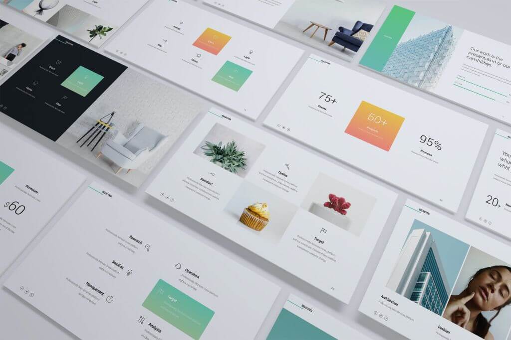 Selected - Minimal & Business Template (PPT)