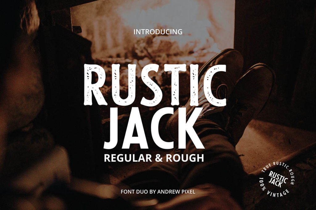 Rustic Jack – A Vintage Font Duo