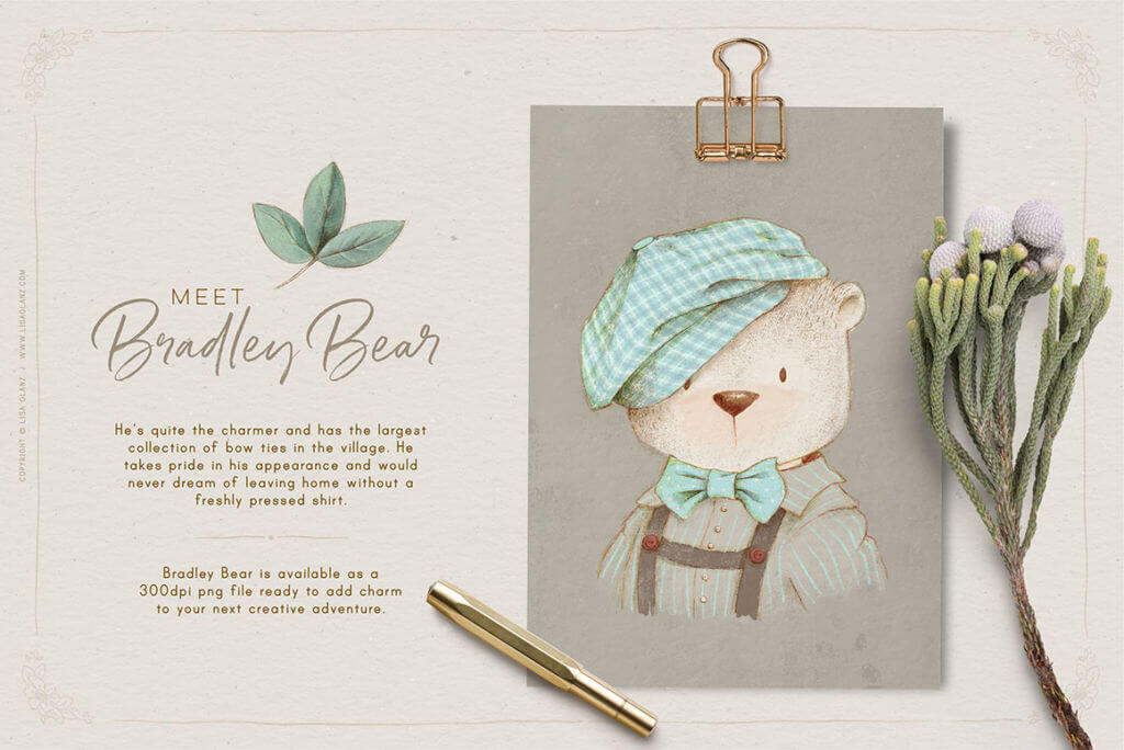 VINTAGE INSPIRED ANIMALS PORTRAITS & BOTANICALS
