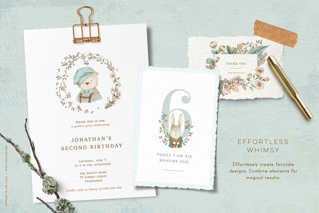 VINTAGE INSPIRED ANIMALS PORTRAITS & BOTANICALS