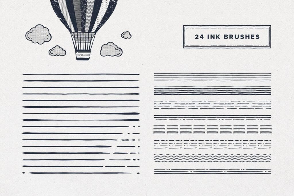LIGHTHOUSE LINER ILLUSTRATOR BRUSHES