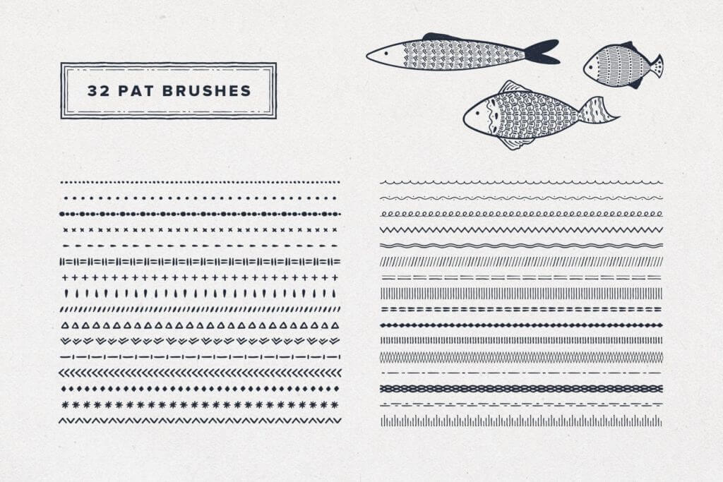 LIGHTHOUSE LINER ILLUSTRATOR BRUSHES