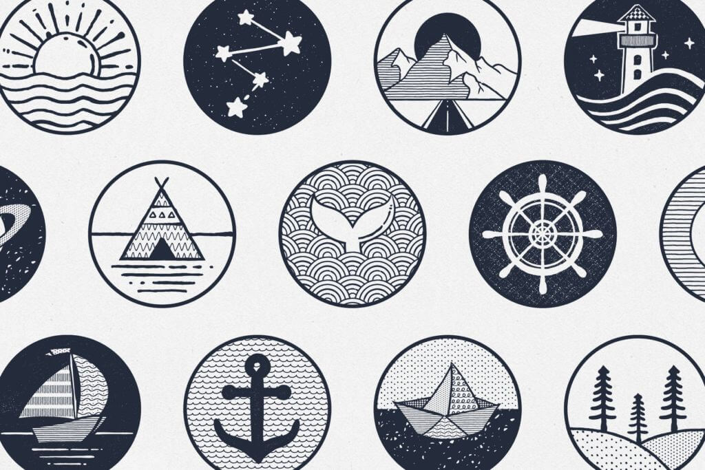 LIGHTHOUSE LINER ILLUSTRATOR BRUSHES