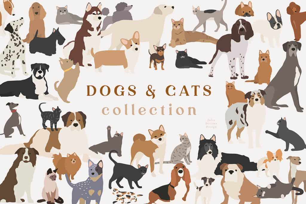 HER PORTRAIT ROOM CHARACTER CREATOR – DOGS AND CATS COLLECTION