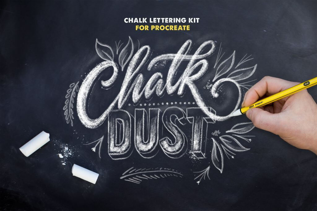 CHALK DUST BRUSH KIT FOR PROCREATE
