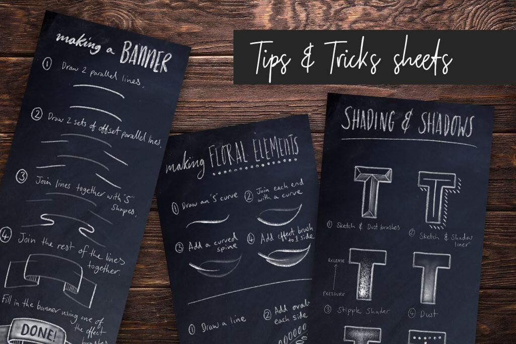 CHALK DUST BRUSH KIT FOR PROCREATE