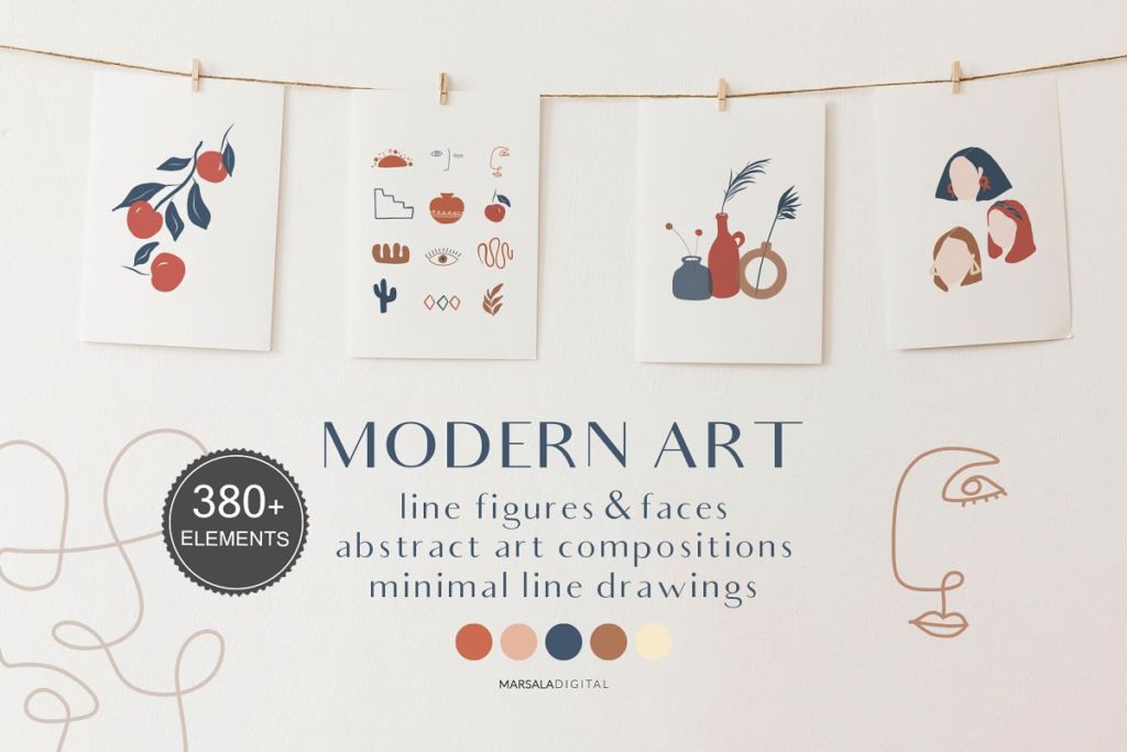Abstract Prints Shapes Graphics vol2