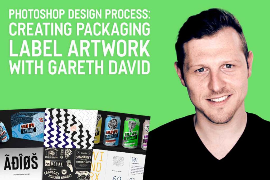 PHOTOSHOP DESIGN PROCESS: CREATING PACKAGING LABEL ARTWORK