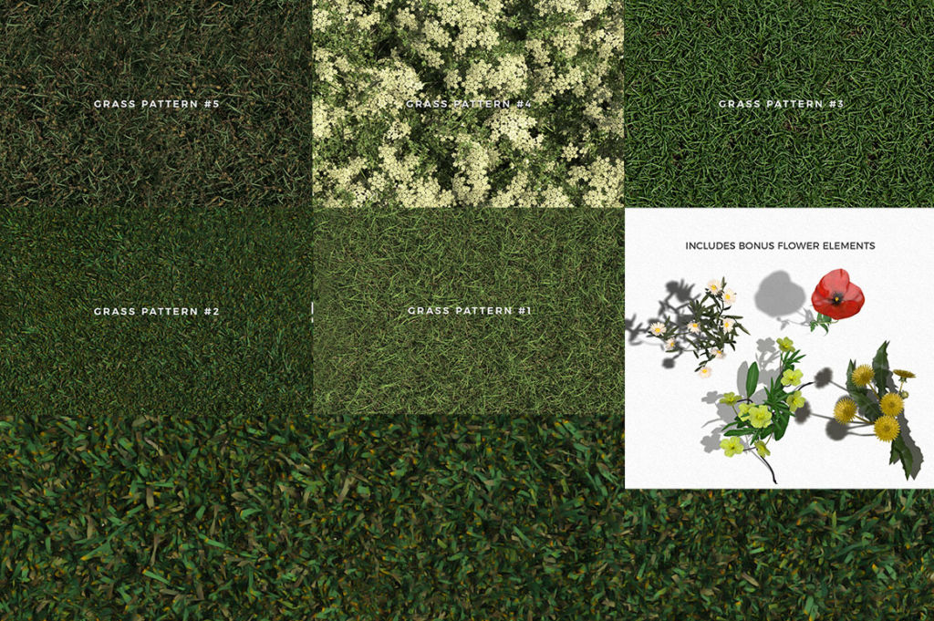 Free Seamless Grass Patterns