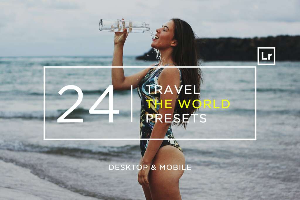 24 Travel The World Lightroom Presets + Mobile
