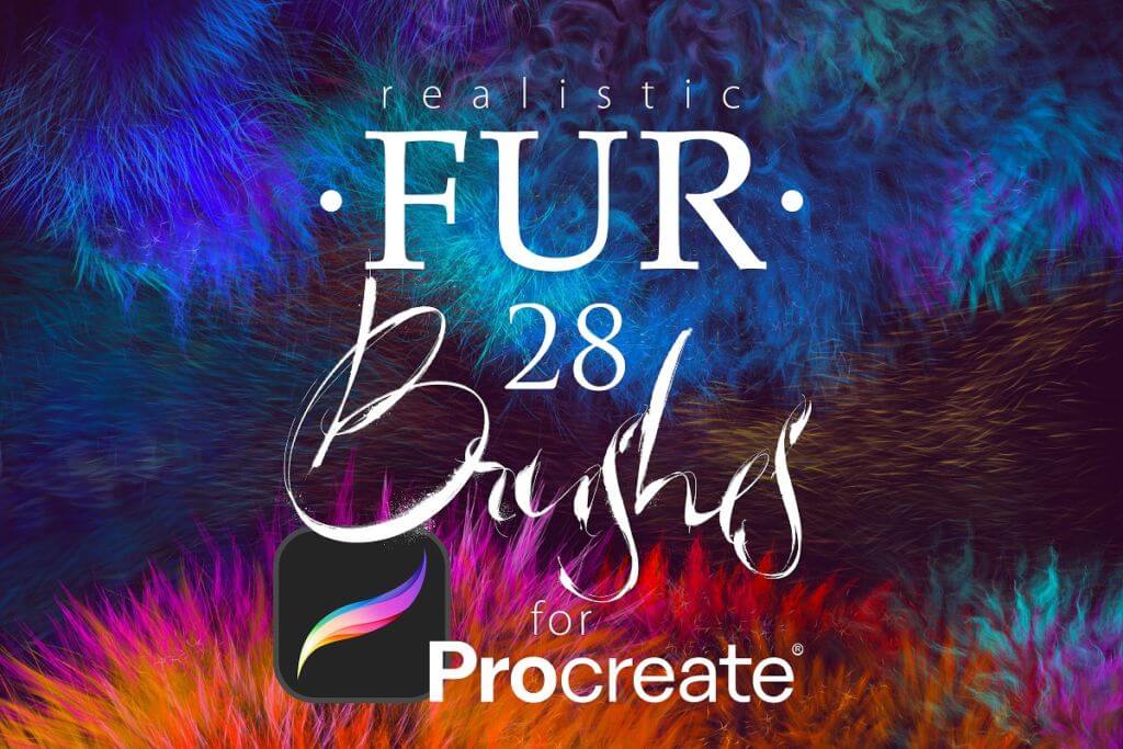 28 Realistic FUR 4 Procreate