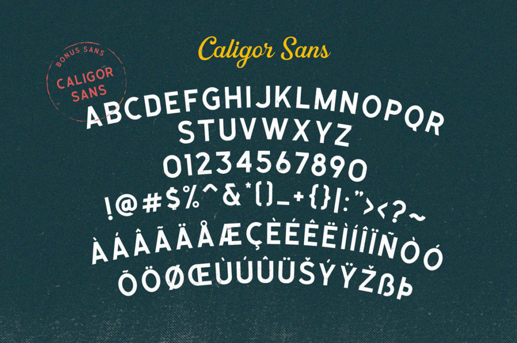 GOLD COAST – VINTAGE SERIF + EXTRAS