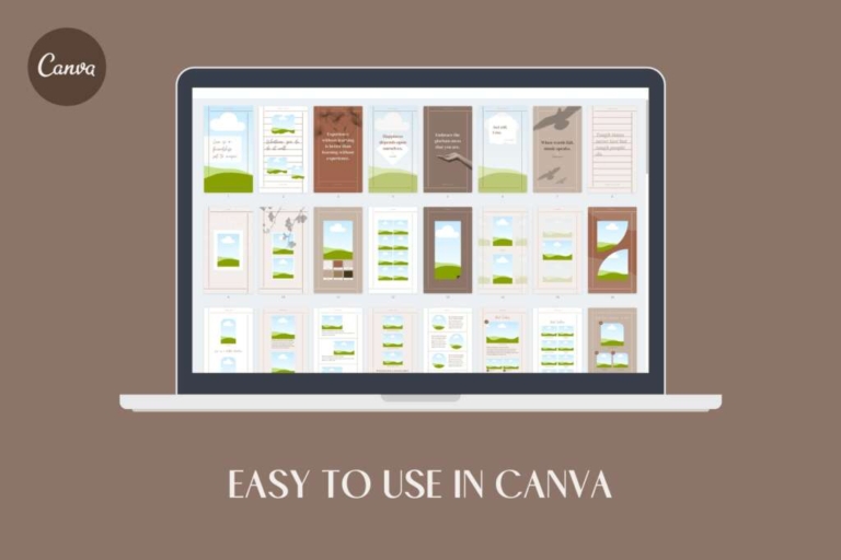 Instagram Story Reel Template Canva – Editable Clean Minimum Beige ...