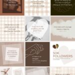 300 Instagram Templates Canva Post Story Hand
