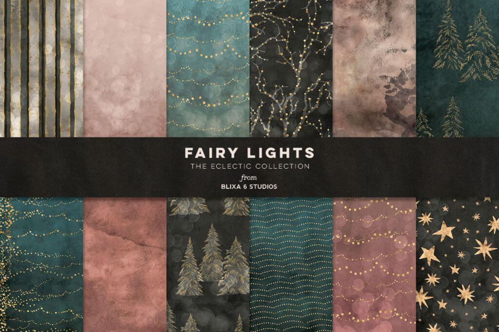 36 Winter Fairy Lights Gold